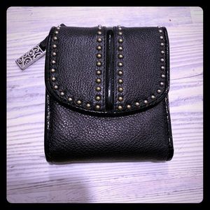 Black leather Brighton wallet